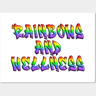 Rainbows and Wellness Posters and Art